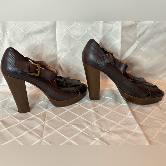 Also Brown Platform Sandals, size 39 - Picture 5 of 16